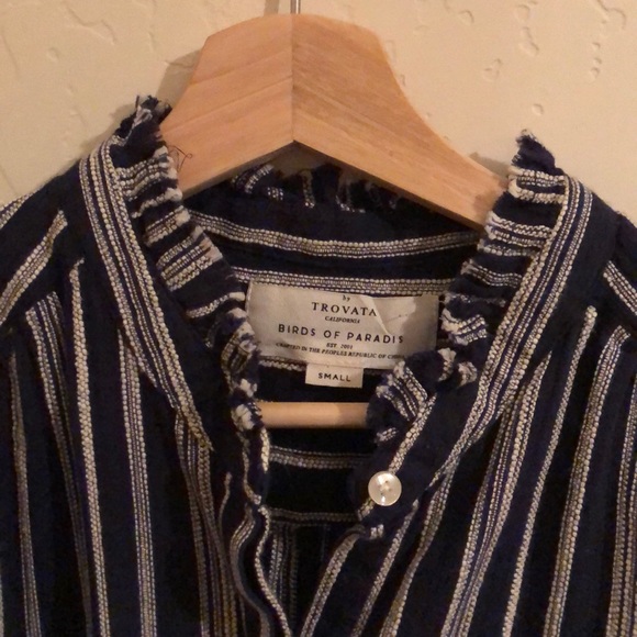 Anthropologie Trovata Ingrid Striped Jumpsuit - Picture 7 of 7